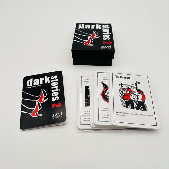 Z-Man Card game Dark Stories - Real Crimes - Out of Print Complete. VG Condition - Picture 9 of 14